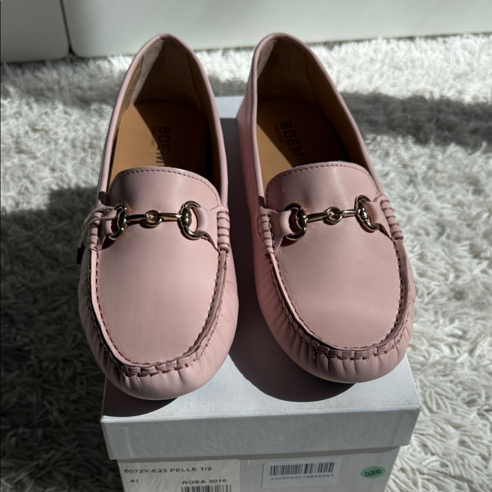 Boemos Blush Pink Loafers